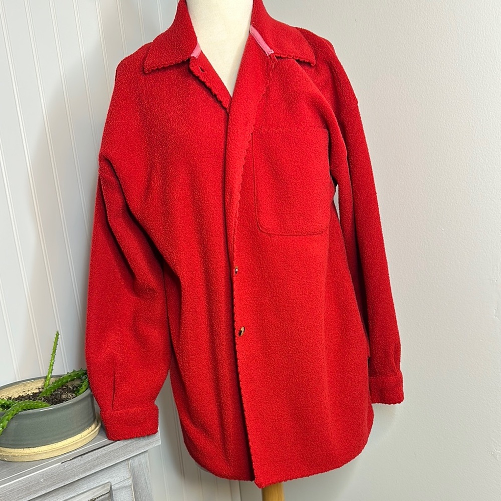 Women's Red Utility Jacket